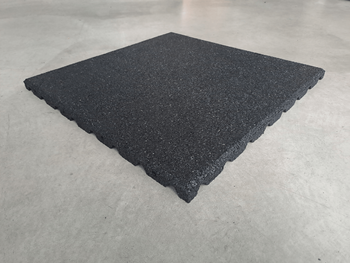 Gumowa płyta chodnikowa / 25 mm / 0,5x0,5m / SCP Select