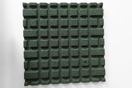 Gumowa płyta chodnikowa zielona  / 25 mm / 0,5x0,5m / SCP Select