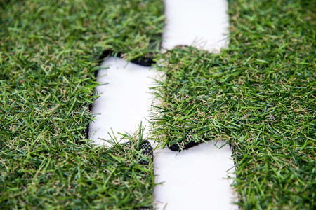 Rekograss Flat Puzzle / 8mm / 0,6x0,6m / Rekoplast