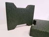 Gumowa kostka brukowa zielona / 43 mm / 0,165x0,2m / SCP Select