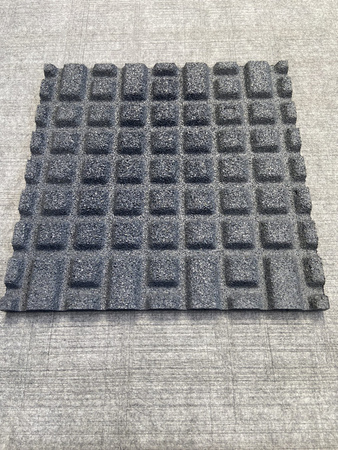 Gumowa płyta chodnikowa szara  / 25 mm / 0,5x0,5m / SCP Select