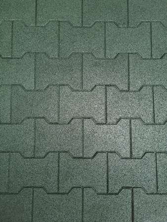 Gumowa kostka brukowa zielona / 43 mm / 0,165x0,2m / SCP Select