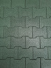 Gumowa kostka brukowa zielona / 43 mm / 0,165x0,2m / SCP Select